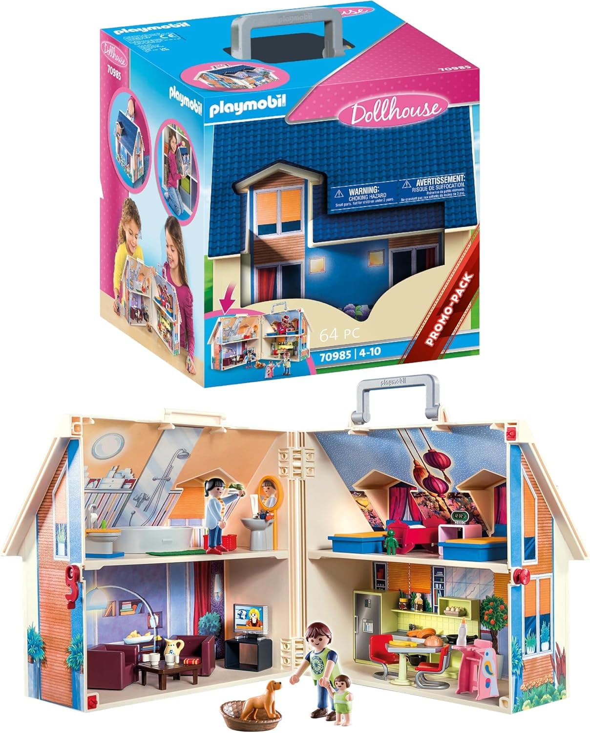 PLAYMOBIL 70985 City Life Take Along Dollhouse